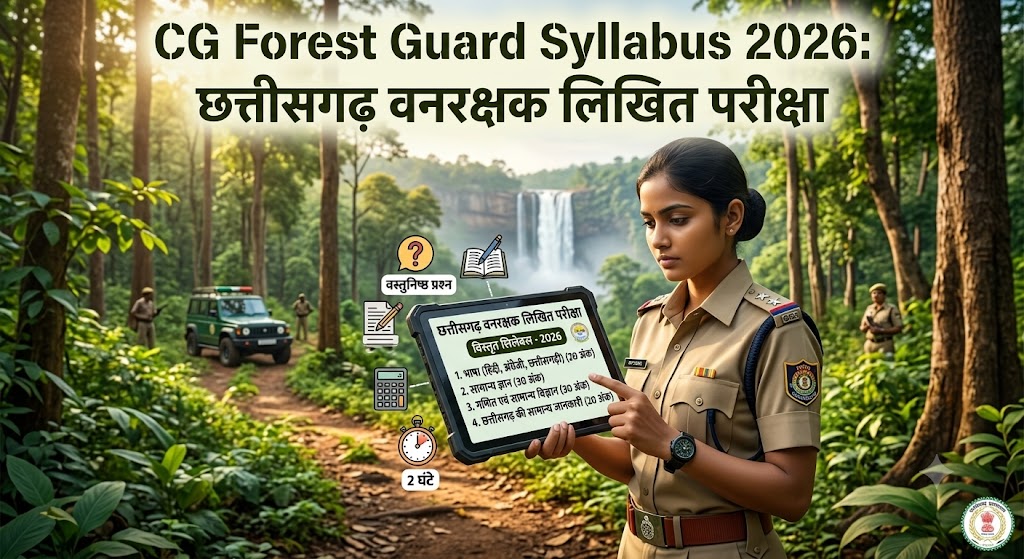 CG Forest Guard Syllabus 2026 pdf cg forest guard syllabus exam pattern 2026