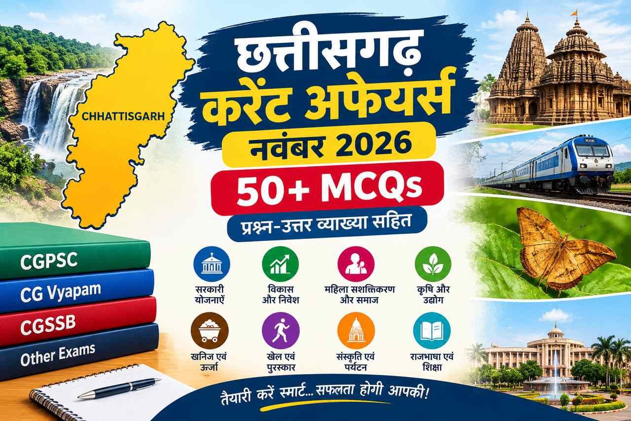 chhattisgarh current affairs november 2026